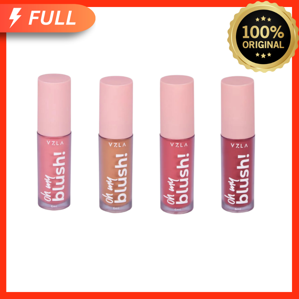 Blush Líquido Oh My Blush 6ml Vizzela Vegano Longa Duração Efeito Natural 100% Original