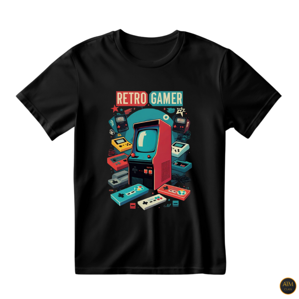 Camisa Unissex Jogos Retro Anos 80 e 90 Camiseta Estampada Retro Gamer 100% Algodão - Envio Imediato