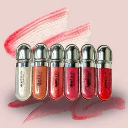 Gloss Labial Sara Sarah's Beauty - 12 cores diferentes - BRILHO LABIAL - HIDRATANTE BRILHO NATURAL