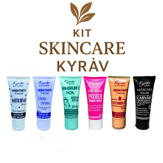 Kit 06 Skincare Facial completo Kyràv em Oferta na Shopee