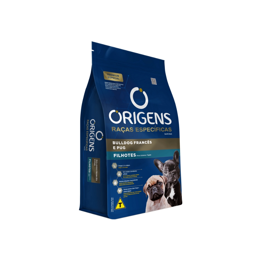 Ração Origens Cães Filhotes Buldog Frances E Pug 10,1kg em Oferta na Shopee