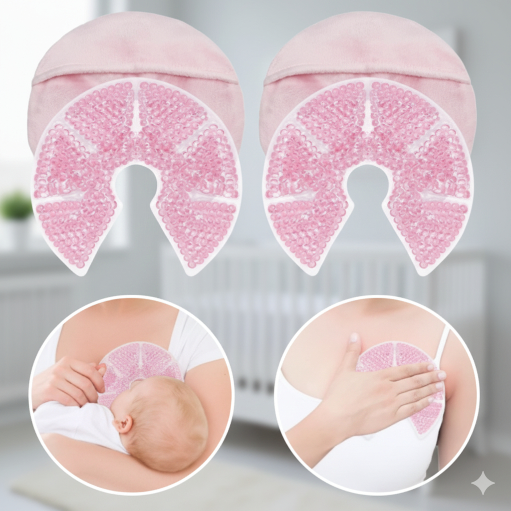 Bolsa Térmica Gel Seios Amamentação Compressa Quente Fria Alívio Mastite Ingurgitamento Ref: MX-5