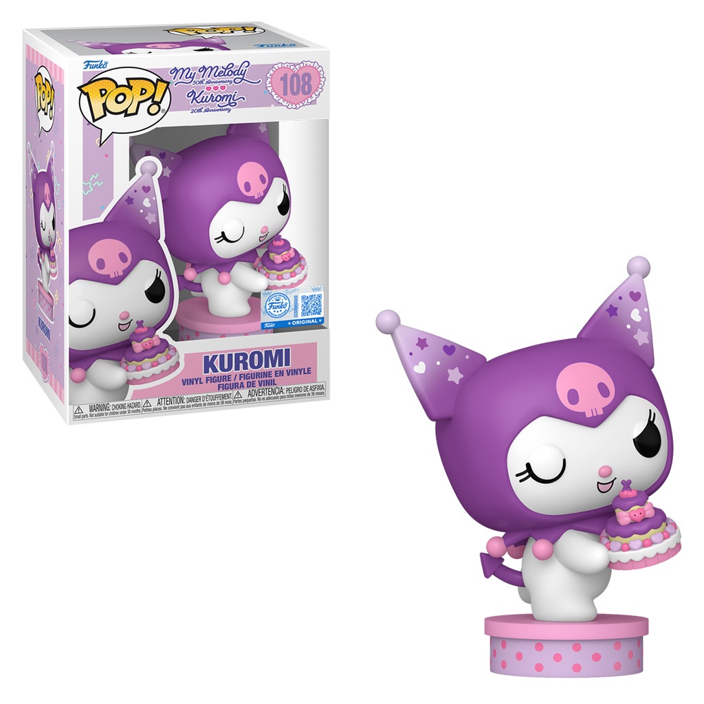 FUNKO POP Hk. KUROMI CAKE EX 108 NOVO ORIGINAL em Oferta na Shopee