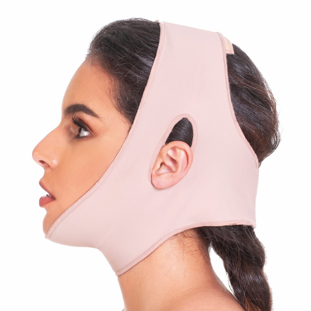 Faixa Mentoneira Lipo De Papada Lifting Bichectomia Opta Corpus em Oferta na Shopee