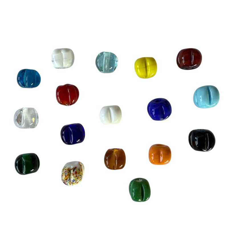 Mini Firma Formato de pitanga em Murano - 5 Unidades