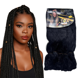 Cabelo Jumbo Para Tranças 600 Gramas + 20 Aneis African Beauty em Oferta na Shopee