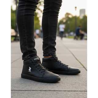 Tênis Original Cano Alto Masculino Polo Plus em Oferta na Shopee