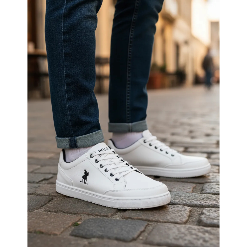 Tênis Masculino Casual Polo Plus Original Confortável Estiloso em Oferta na Shopee