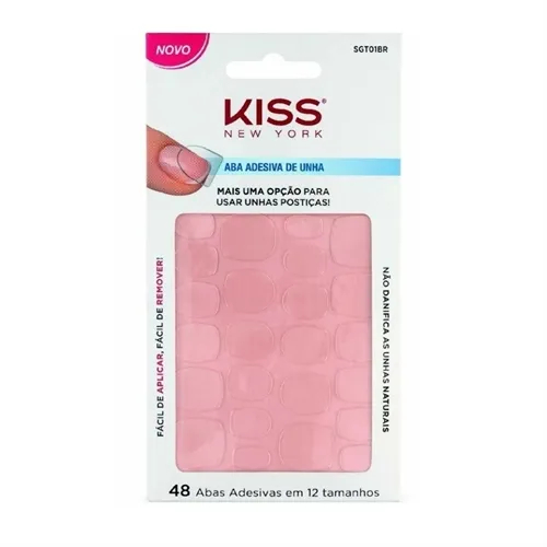Kiss New York Aba Adesiva de Unha em Oferta na Shopee