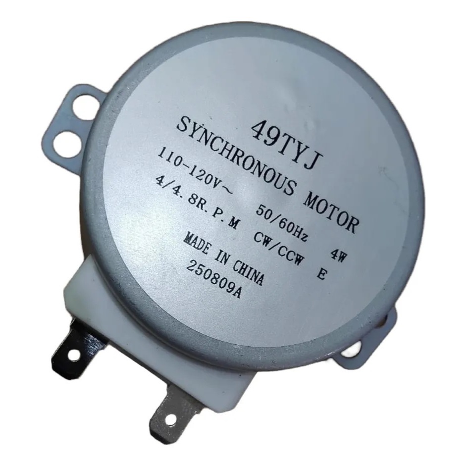 Motor De Microondas 4w 110v Eixo Metal 4/4.8 Rpm