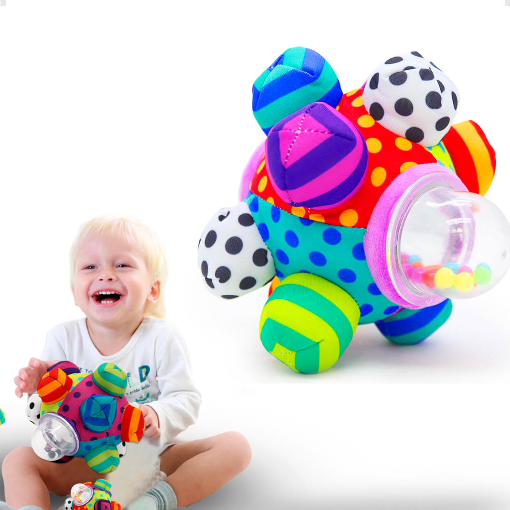 Minha Primeira Bola Infantil – Leve, Macia e Divertida para Bebês