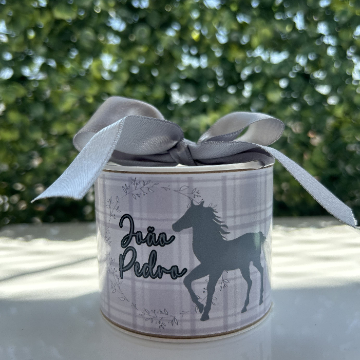 Mini Tubolatas Personalizadas Lembrancinha, Maternidade, Aniversário, Cavalinho -5X6 - FAZEMOS TODOS OS TEMAS