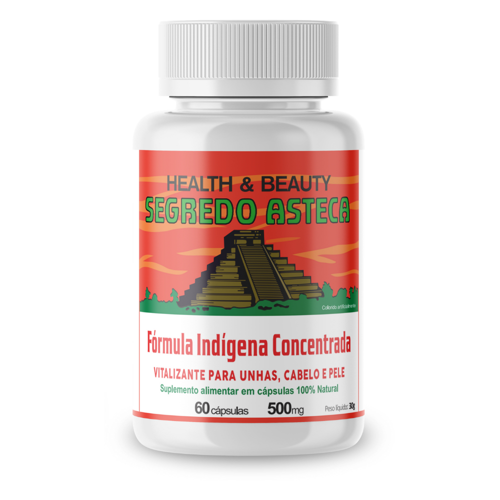 STD Segredo Asteca Suplemento HSN 500mg 60 Cápsulas
