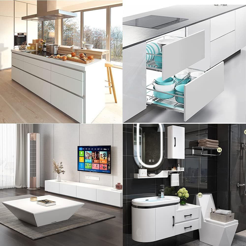 Adesivo para Decorar Armario, Pia, Mesa, Portas Adesivo Decorativo Branco