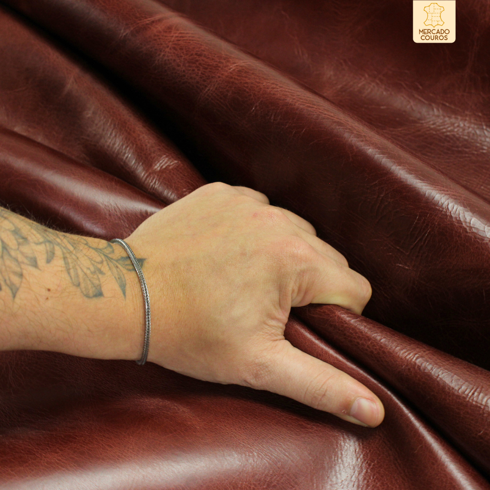 Couro Legítimo Crazy Horse P/ Carteira Bainha Artesanato 30x30 / 40x40 / 50x50