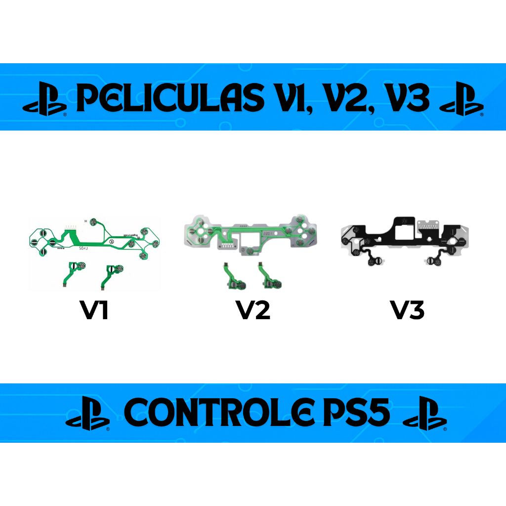 Película Manta Condutiva para PS5 Controle Reparo Todos os Modelos