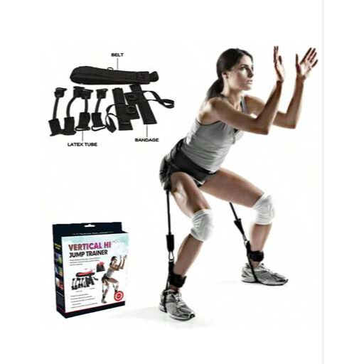 Corda de Resistência para Pernas e Cintura Faixa Elástica de Treinamento Funcional e Fitness