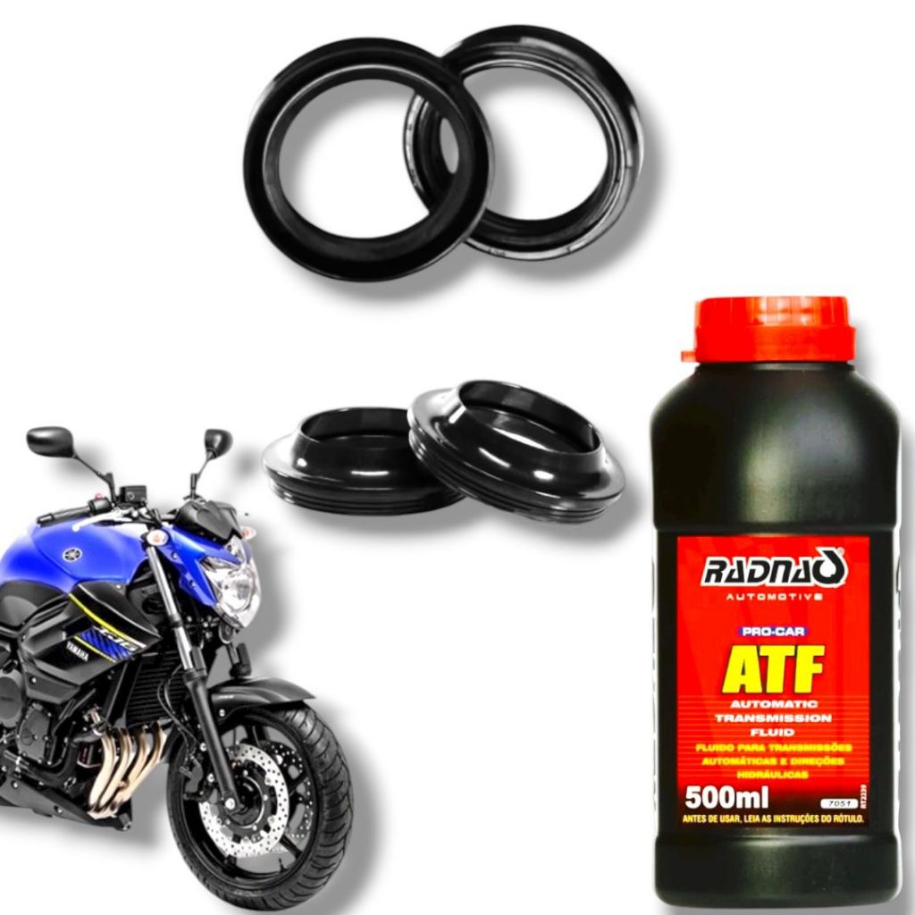 Par Retentor Bengala + Guarda Pó + Óleo ATF XJ6 N