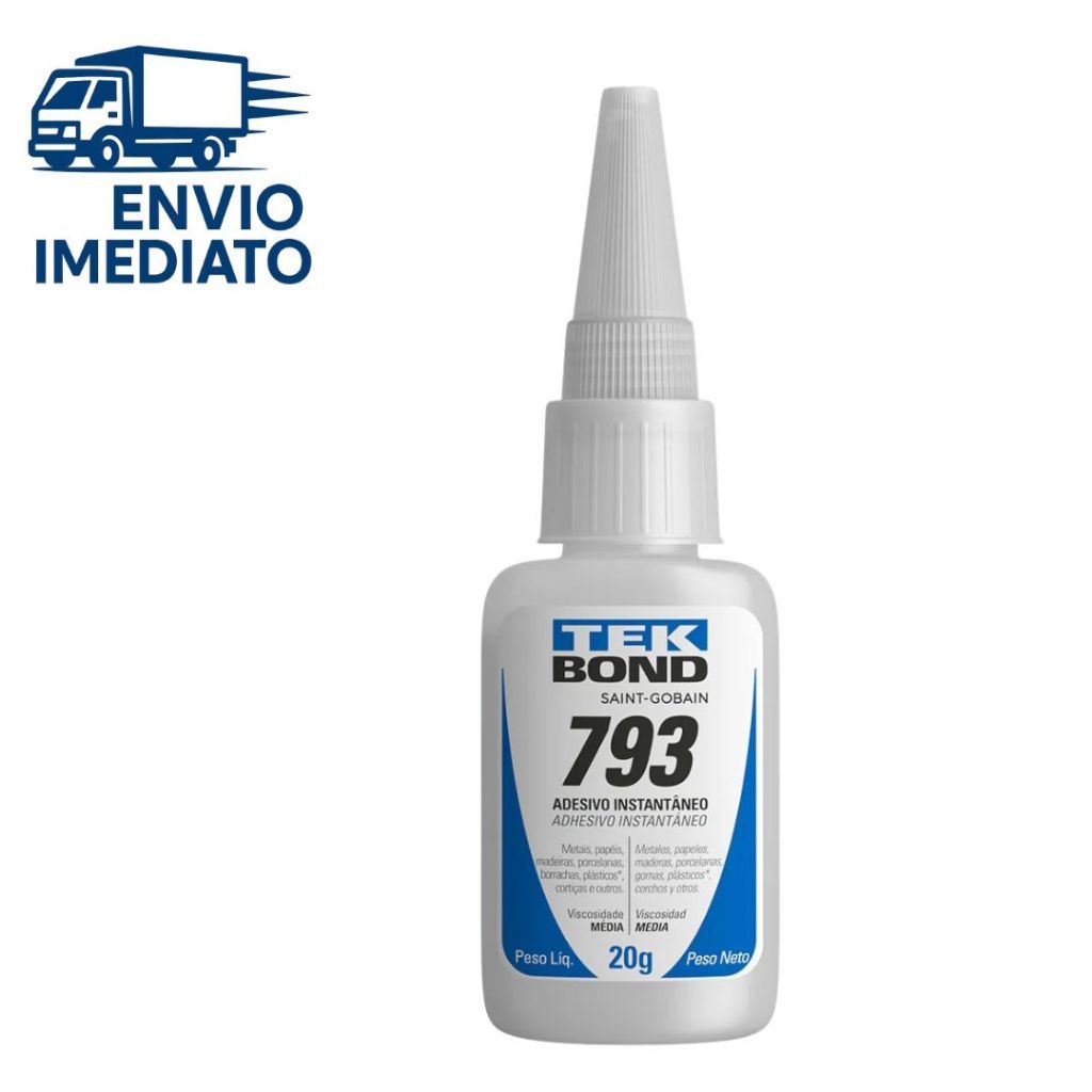 Cola Instantânea Tek Bond 793 20g – Fixação Precisa e Secagem Rápida - ENVIO IMEDIATO.