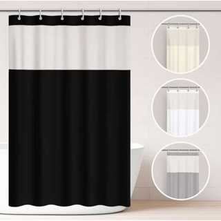 Cortina de Box em PVC Reforçado para Banheiro | Com ou Sem Visor Transparente | Antimofo e resistente em Oferta na Shopee