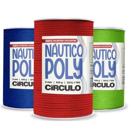 FIO NAUTICO POLY 5mm - TODAS AS CORES - Circulo em Oferta na Shopee