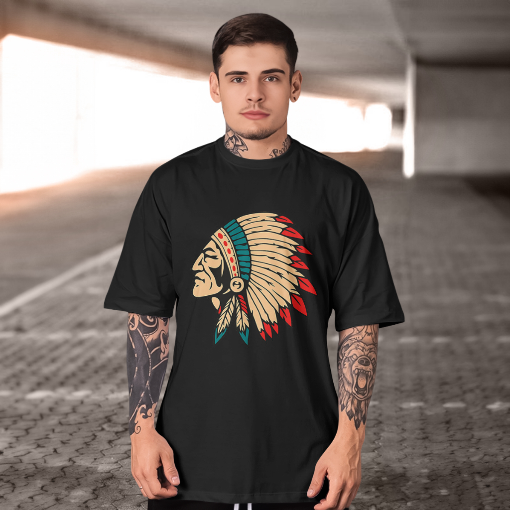 Camisa INDIO USA Algodao Camisa Básica Premium   jbs