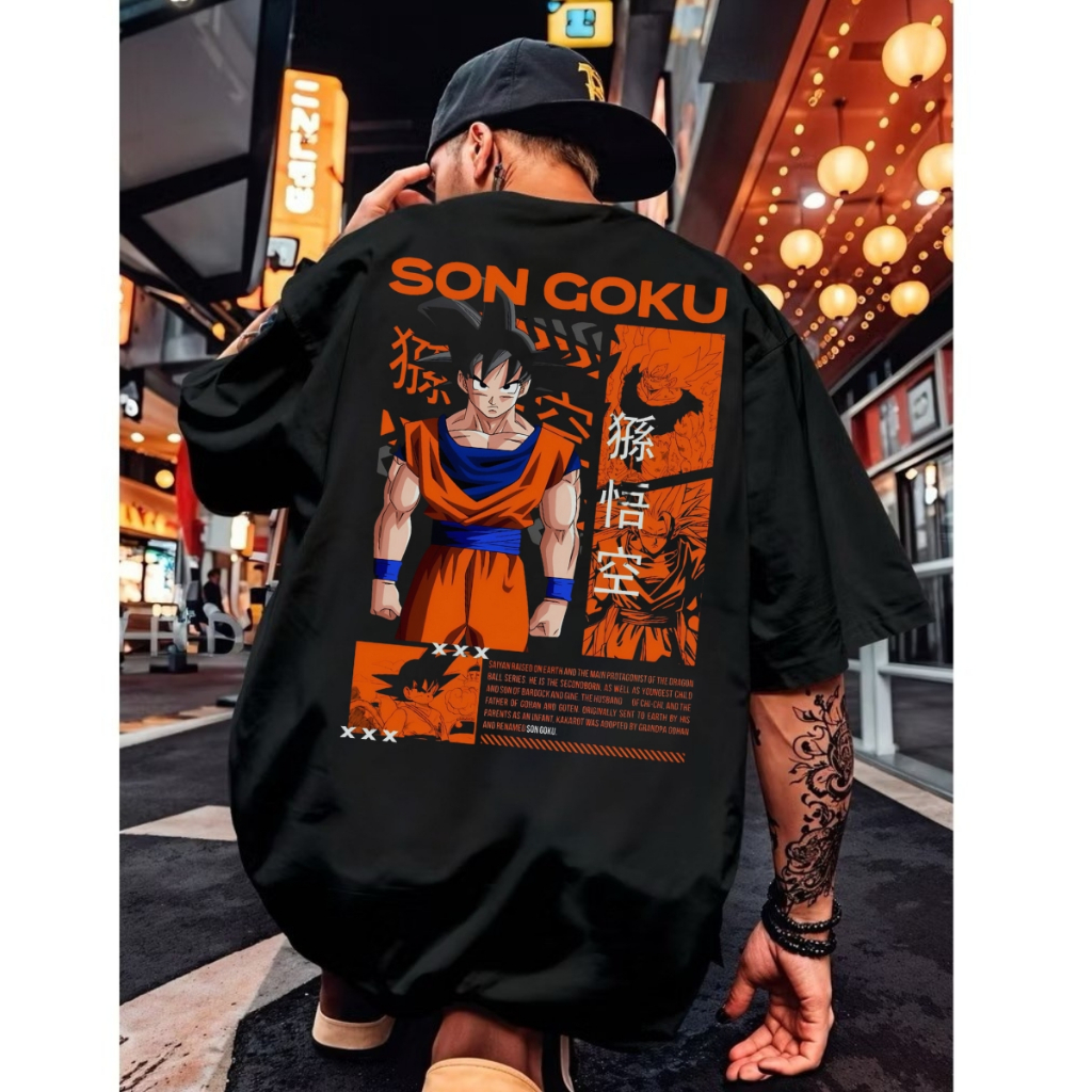 Camiseta Slim dragon ball Goku anime streeat wear 100% algodão fio 30.1 premium fit gym masculina pronta entrega envio
