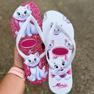 Chinelo Feminino Redondo Tira Fina Varias Estampas do 33 ao 40