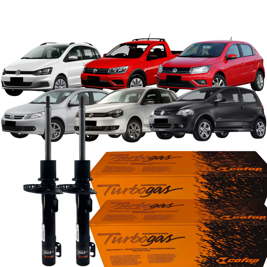 Par Amortecedor Dianteiro Cofap Volkswagen Spacefox 1.6 2008 á 2014 em Oferta na Shopee