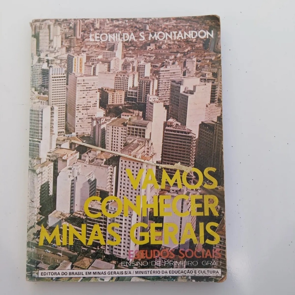 Livro Vamos Conhecer Minas Gerais Leonilda S. Montandon
