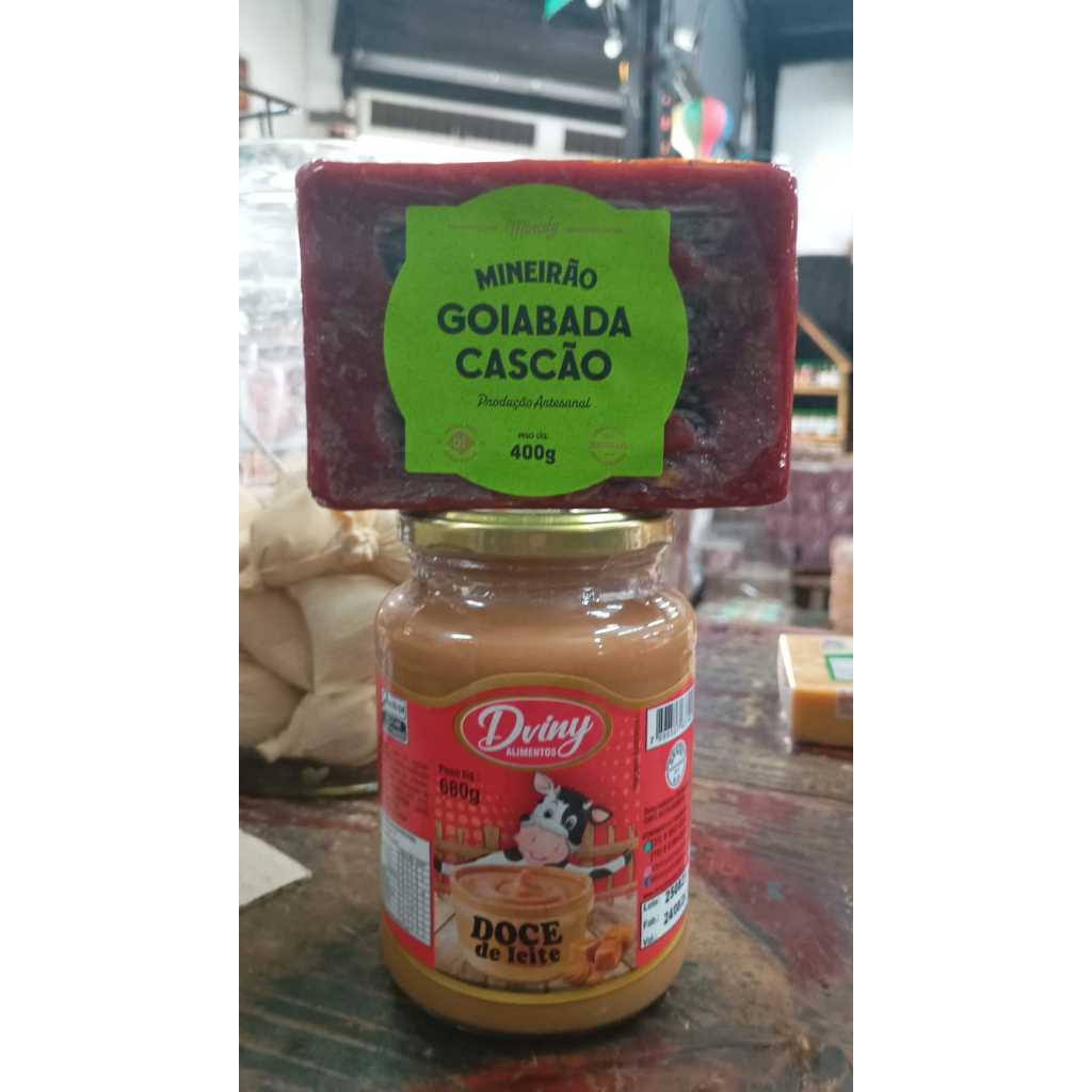 DOCE DE LEITE 680G + GOIABADA CASCAO 400G
