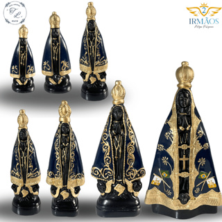 Imagem de gesso Nossa Senhora Aparecida - Modelo Bandeira (Vários tamanhos) em Oferta na Shopee