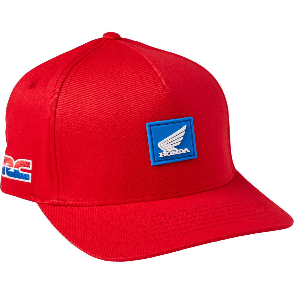 Boné Aba Curva Modelo Fechado Original Fox Racing Equipe Honda Wing Hat Ajuste Perfeito Cabeça