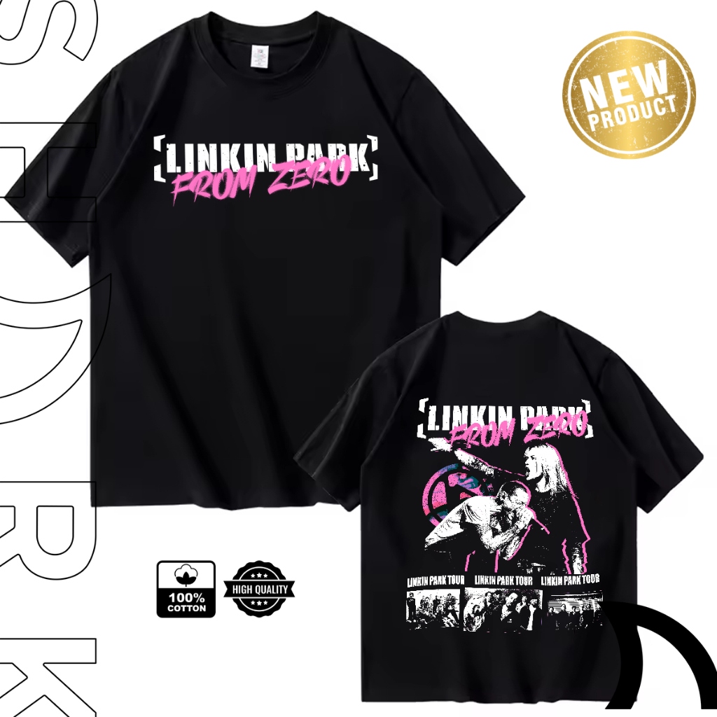 Camiseta Algodao Basica Ou Oversized Banda Rock Linkin Park Capa From Zero Song Pop Internacional Show