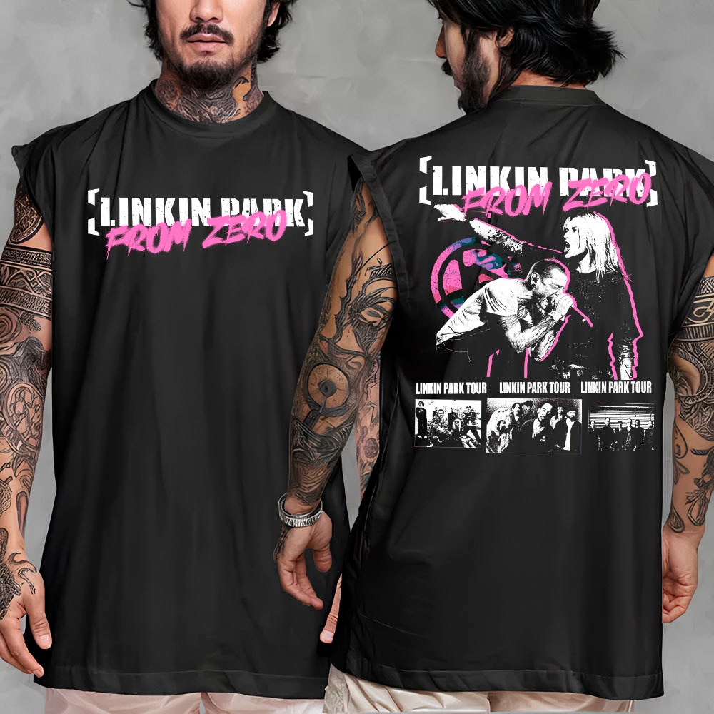 Regata Machao OVERSIZED Rock Linkin Park Linkin Park From Zero turne em algodao Unissex - Darknezz