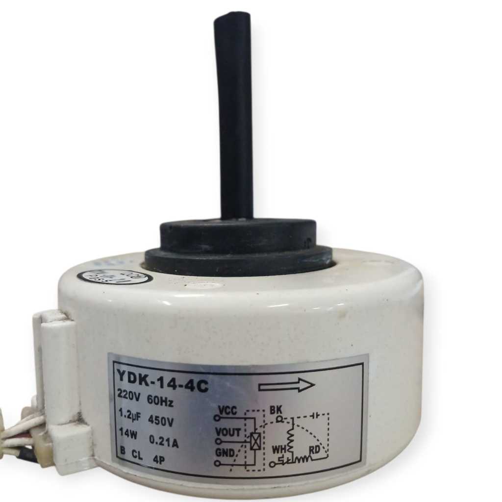 Motor Ventilador da Evaporadora Elgin/komeco/agratto 9000 - 12000 BTUS YDK-14-4C SRFI90002