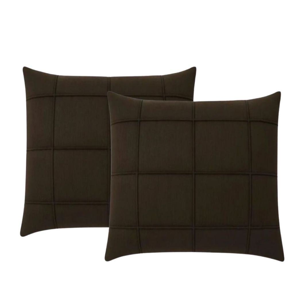 Kit 2 Almofadas Cheias Suede Drapeada Quadrada 45x45cm Decorativas em Oferta na Shopee