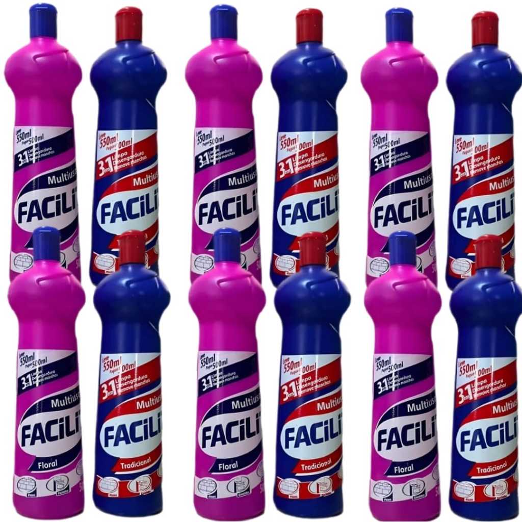 kit 12 Multiuso Facilit Floral/Tradicional Cozinha Moveis Pedras em Oferta na Shopee