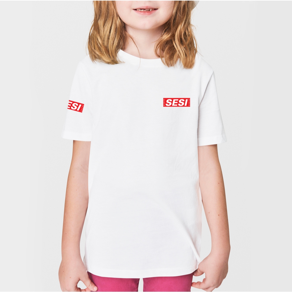 Camiseta Uniforme escolar Sesi infantil e adulto unissex em Oferta na Shopee