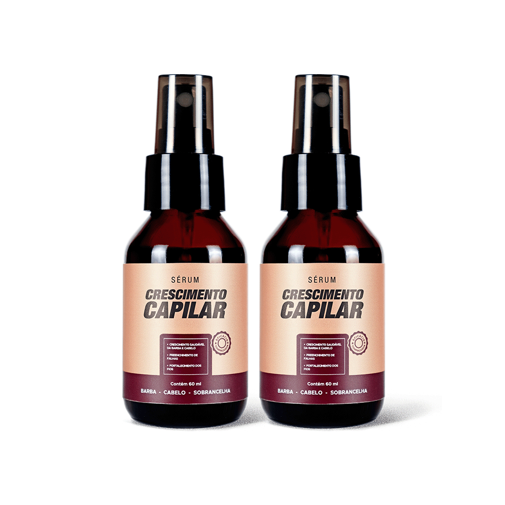 KIT SÉRUM BARBA NEGRA 15% – 2 MESES DE USO (2 FRASCOS DE 60 ML)