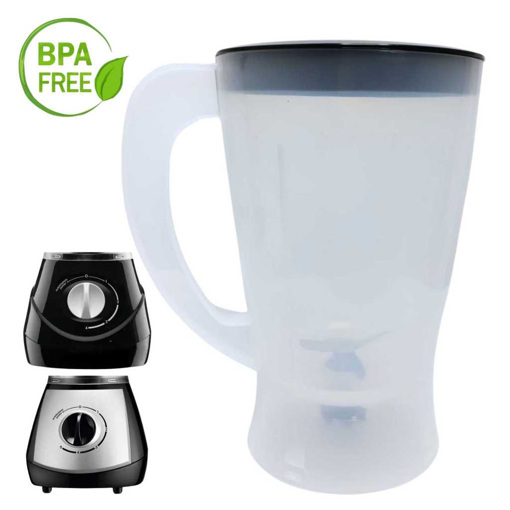 Copo de Liquidificador Compatível com Modelo Premium Vitamaxis Tampa Preta