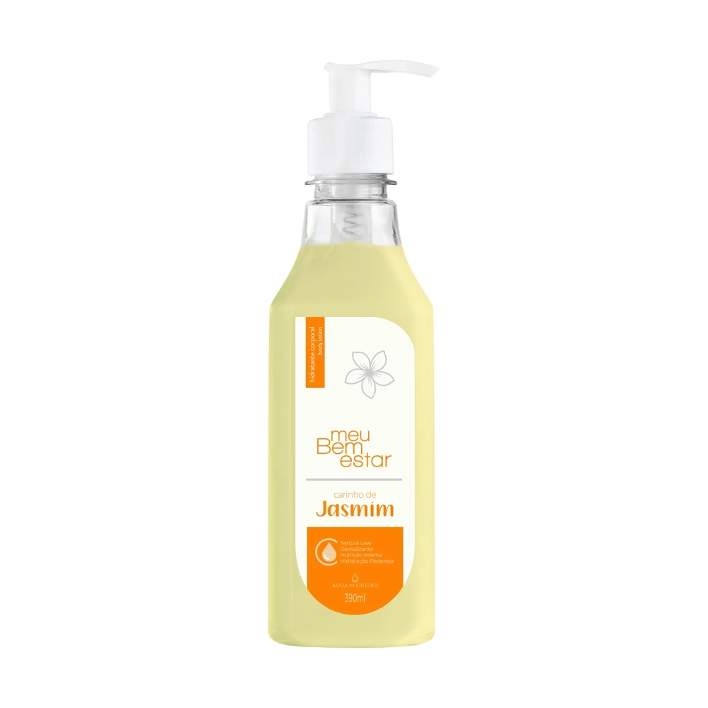 Hidratante Corporal Meu Bem Estar Carinho De Jasmim 390ml Água De Cheiro
