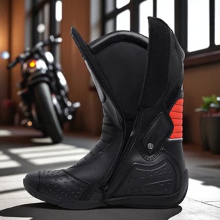 Bota Motociclista Acero Speed Low Preto e Vermelho Cano Alto em Oferta na Shopee