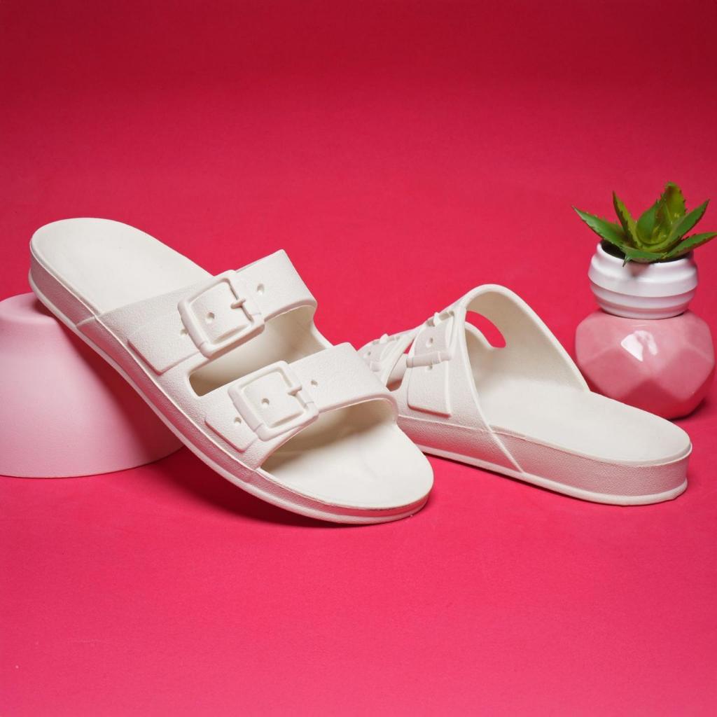 Chinelo Papete Sandália Birken Infantil Menina Borracha com tiras Feminino Confortável Leve em Oferta na Shopee