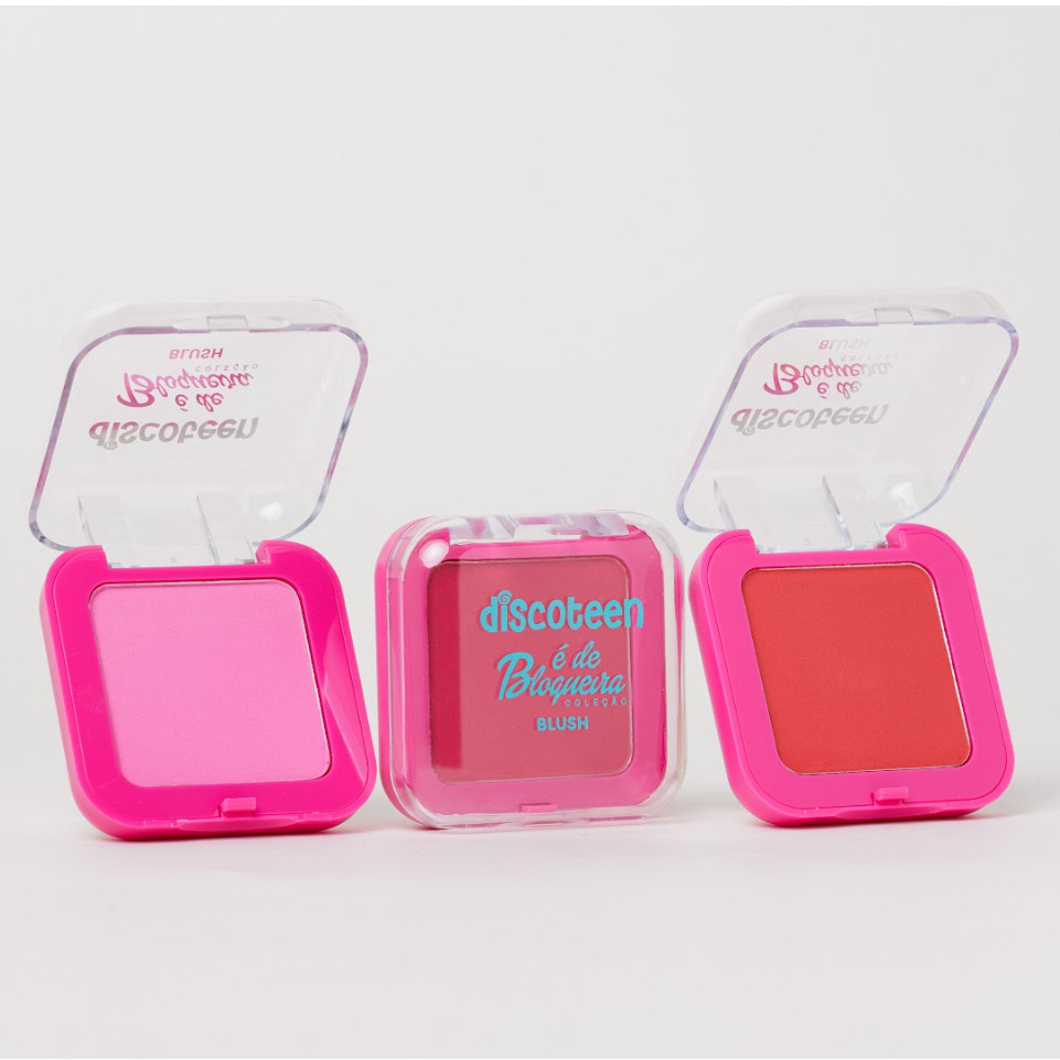 Blush Compacto Coleção É de Blogueira - Discoteen em Oferta na Shopee