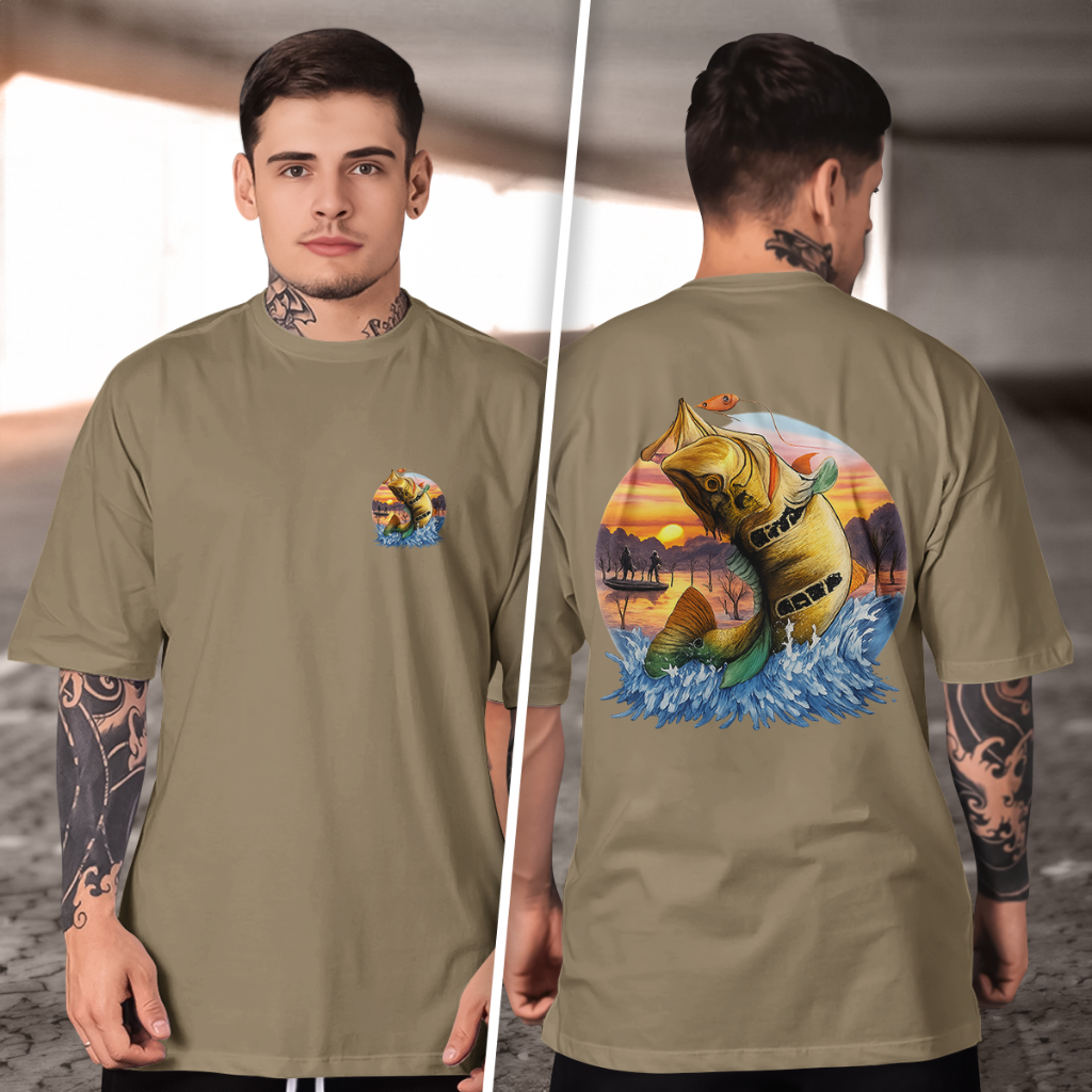Camisa PANTANAL PESCA 2 Algodao Camisa Básica Premium   jbs