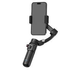 Gimbal estabilizador de telefone celular M02 de 3 eixos com aplicativo Preto Keelead