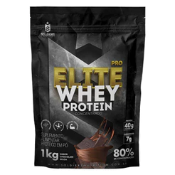 Elite Pro Whey Protein Concentrado 80% 1kg Soldiers Nutrition Suplemento Proteína Muscular