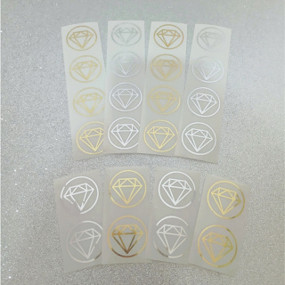 Etiqueta Diamante Vinil Brilho Especial em Oferta na Shopee