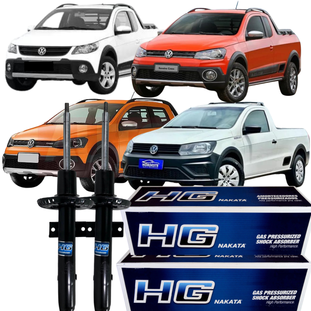 Par Amortecedor Dianteiro Nakata Vw Saveiro Cross 1.6 2012 em Oferta na Shopee